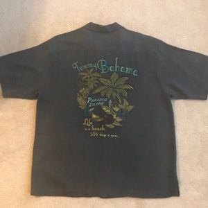 Tommy Bahama silk button up shirt